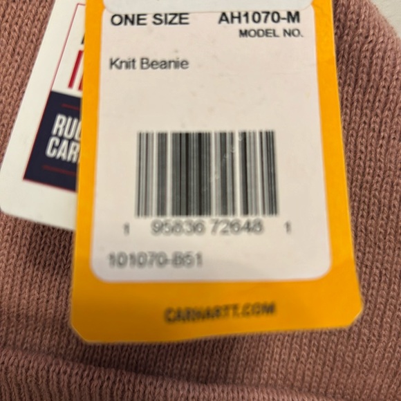 Carhartt Leather Patch Knit Beanie - Picture 5 of 5